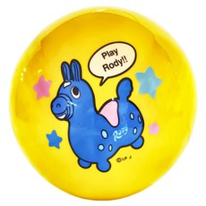 永嘩 兒童玩具球 卡通球, 顏色隨機, 1顆