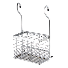 HomeMax 不鏽鋼掛鉤式刀叉筷桶 #304不鏽鋼 寬18x深9x高29cm 台灣製, C29019, 1個