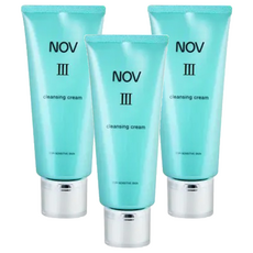 NOV 娜芙 卸粧清潔乳III, 敏感肌適用卸妝霜, 120g, 3條