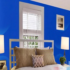 iINDOORS WA 防水自黏壁紙 簡約素色磨砂表面 PVC材質 防水防潮, 希臘藍