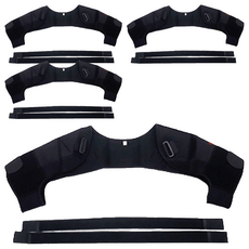 AOLIKES 奧力克斯 1695 雙肩綁帶加壓護肩, 黑色 S/M/L 尺碼可選, 4件