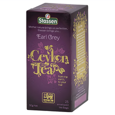 Stassen 司迪生 皇家伯爵茶, 錫蘭紅茶, 佛手柑香, 2g, 25包, 1盒