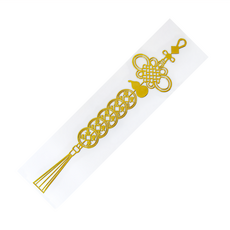 財神小舖 開運金屬貼 貴金屬鎳合金, 吉祥五帝錢 金色, 1張