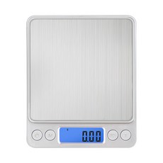 REQIR 高精度 500g/0.01g 多功能電子秤，珠寶秤/廚房秤/烘焙秤/咖啡秤，USB充電/AAA電池兩用, I2000, 1個