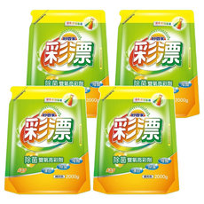 Magic Amah 妙管家 彩色漂白水 補充包 麝香香味, 2kg, 4包