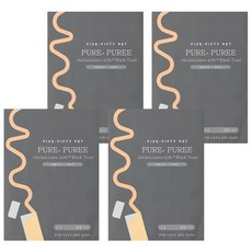 FIVE-FIFTY PET 五歲半 純肉泥, 純雞肉泥 + 黑酵母, 40g, 4袋