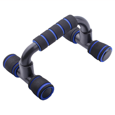 LifeHouse 工字俯臥支撐架, 受力均勻承重力強，可拆卸攜帶, 藍黑色, 1個