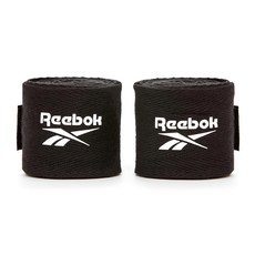 Reebok 拳擊手綁帶, 黑色, 2個, 250 x 5 x 0.02cm, 運動訓練用品配件