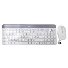 logitech 羅技 MK470 無線鍵盤滑鼠組 原廠保固, 白色, 1組