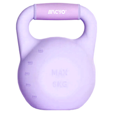 MACYO 麦克羊 居家健身注水自灌重量壺鈴 1~6kg可調式 暮光紫, 1個, 755g