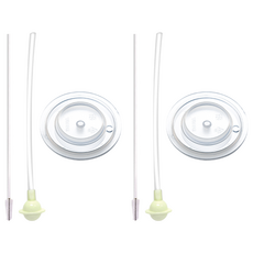 DOOBY 大眼蛙 自動寬口吸管組 長, 2組, D-5616