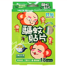 HAOTIE 好貼 香茅驅蚊貼片, 18片, 1盒