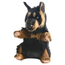 HANSA TOY 德國牧羊犬 絨毛填充玩偶 5歲以上, 1個, 1個, 33cm