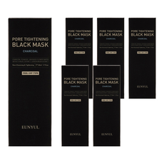EUNYUL 毛孔緊緻黑面膜 50ml 炭, 3條, 2組