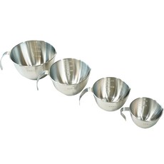 Hanil 不鏽鋼把手量杯攪拌碗 4件組, 1200ml, 1組, 單色