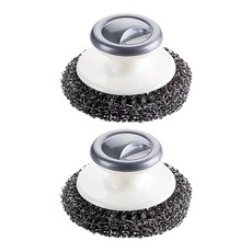 AHOYE 不鏽鋼洗鍋刷 強力去污 鍋碗清潔 廚房清潔好幫手, 1組, 2個