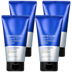 MISSHA 男士修護 刮鬍潔面乳 - 三重積雪草 Selastin Dermatologically Tested, 150ml, 4條