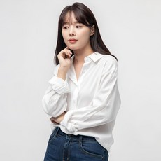 CARET 女款寬鬆襯衫, 均碼, 白色