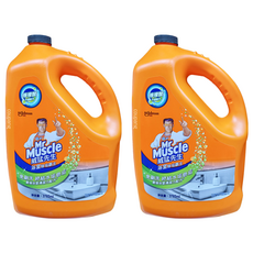 Mr Muscle 威猛先生 浴室清潔劑 檸檬酸升級配方, 3.785L, 2桶