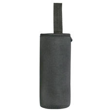 PUKU 藍色企鵝 提帶水杯套 16.5 x 6.5cm 黑色 方便攜帶, 1個