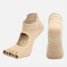 NICOFUN 愛定做 露腳趾腳背防滑瑜伽襪 女襪 FYK24YOGA03 42g