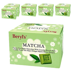 Beryl's 餅乾粒綠茶味白巧克力 60g, 6盒