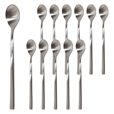 let's cook 樂司廚品 不鏽鋼牛奶匙 12支組 #304不鏽鋼18-8 廚房用, K3661, 1組