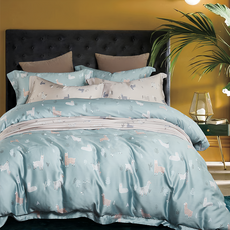 Prawear 巴麗維亞 40支100%萊賽爾天絲兩用被床包組