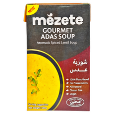 mezete 扁豆精力湯 香料扁豆湯 100%植物性 無麩質 全天然 無防腐劑 適合素食者, 500g, 1盒