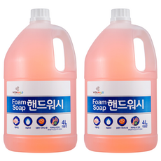 VITAHALO 泡泡洗手乳 慕斯大容量補充瓶 4L, 2桶