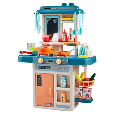 OhBabyLaugh 仿真廚房玩具, 藍色, 1組