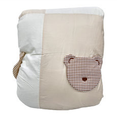 C.D.BABY 佳登 小熊甜心電繡嬰童被, 檀香米