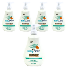 babydove 孩童保濕舒緩乳液 無香 384ml, 5瓶