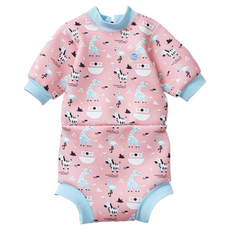 Splash About Happy Nappy Wetsuit 連身版游泳尿布褲, 0-2歲 寶寶必備 便便防漏, 特大型(XL), 1件