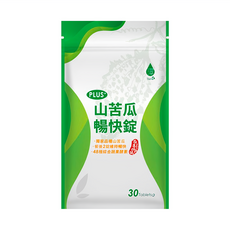 Tsuie 日濢 山苦瓜暢快錠加強版PLUS, 48種蔬果酵素，花蓮4號山苦瓜，調整體質、促進新陳代謝，幫助消化排便順暢, 490mg, 30顆, 1包