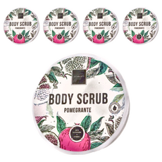 SCARLETT Whitening 美體磨砂膏 石榴 250ml, 5罐