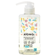 ATONO2 愛多氧 奶瓶蔬果洗潔精, 480g, 3瓶