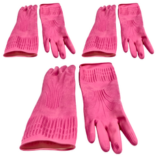 手寶 手套, 粉色, 16吋, 3雙