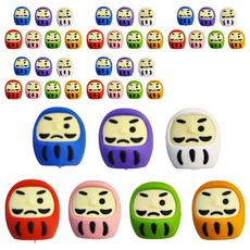 Iwako 造型橡皮擦 ER-BRI 030 達摩 Set, 七色, 6組