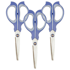 PLUS 普樂士 剪刀 SC-180S 藍色, 3支