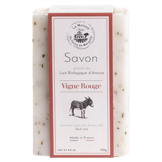 法國馬賽皂之家釀酒葡萄 極白潤膚驢奶皂, 125g, 1個