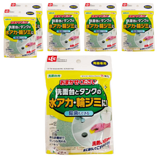 LEC 日製洗手台 馬桶水箱用研磨清潔海綿 2入, 5 x 7cm, 6包