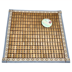 Mexsmon 美思夢 舒眠驅蚊碳化麻將竹坐墊, 竹色