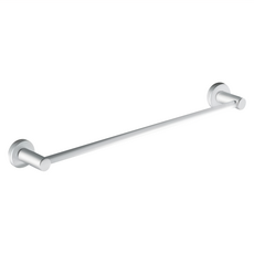 太空鋁霧面簡約單桿毛巾架 防腐防鏽, 銀色, 1個