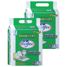 Feelfree 安親 乾爽抑菌看護墊 XL 60x75cm, 10片, 2包