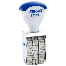 KW-triO 堡勝企業 手動日期印章 12503A，日期清晰，辦公室必備, 1個