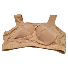 運動無鋼圈美背無痕內衣 純棉舒適 加寬肩帶 可拆胸墊