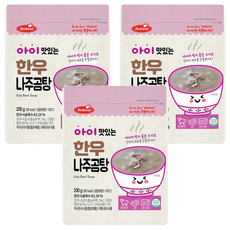 Bebest 兒童即食料理包 羅州牛骨湯口味, 200g, 3包