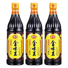 味王 金味王醬油, 780ml, 3瓶