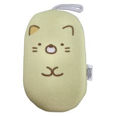 San-X 角落生物 可掛式木通沐浴棉, 貓咪, 1個